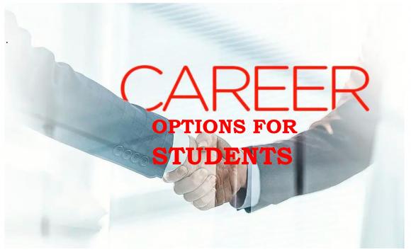 Career options for Students